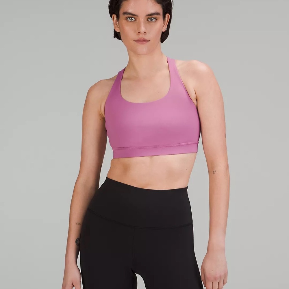 Lululemon pink/purple sports bra, size 6
